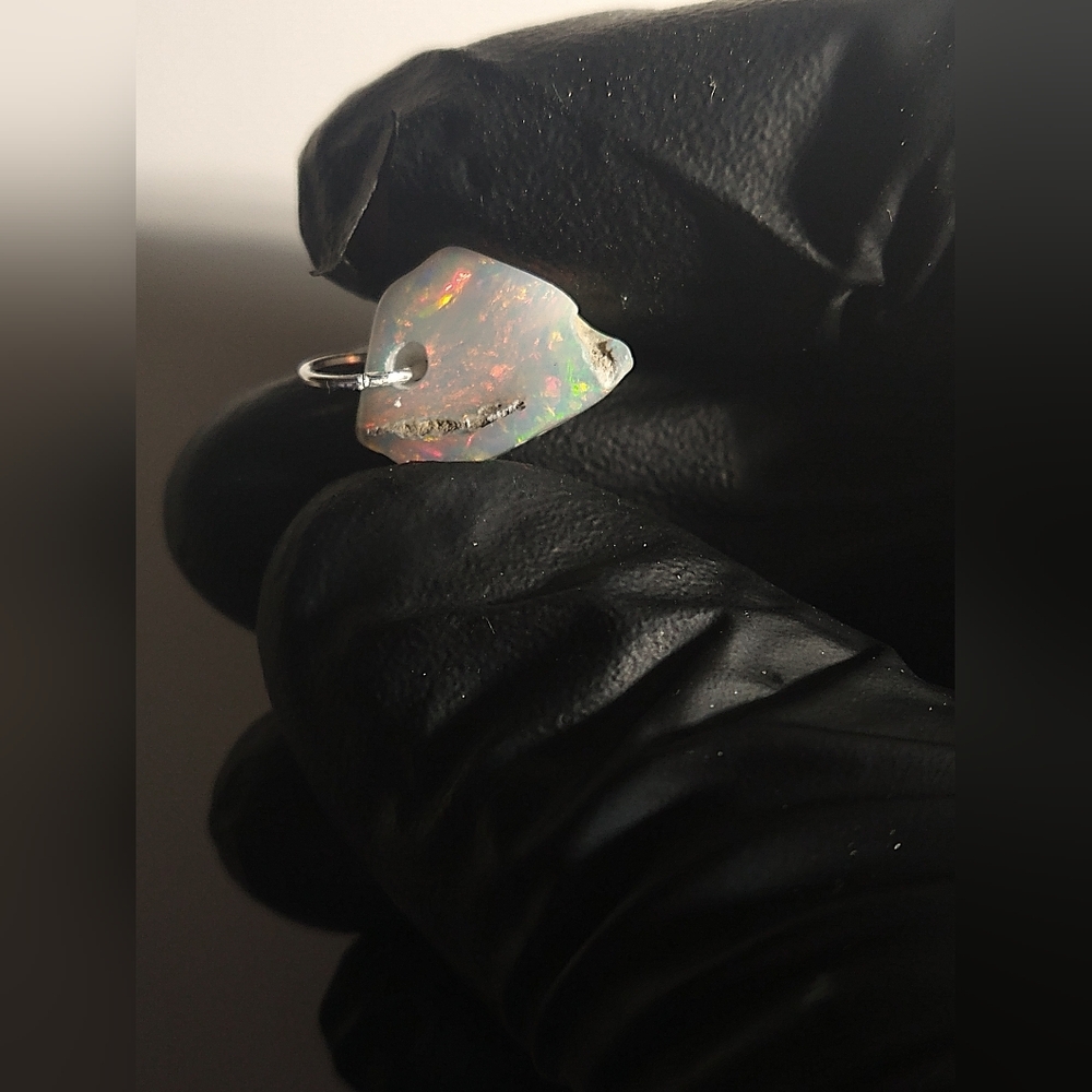 Beautiful Ethiopian Opal Pendant Natural